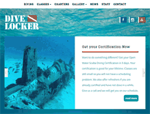 Tablet Screenshot of divelocker.net